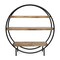 GDF Studio Ayres Handcrafted Industrial Circular Mango Wood Shelf